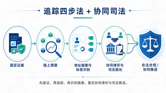 德尔泰·链上资产追踪与司法固定流转路径