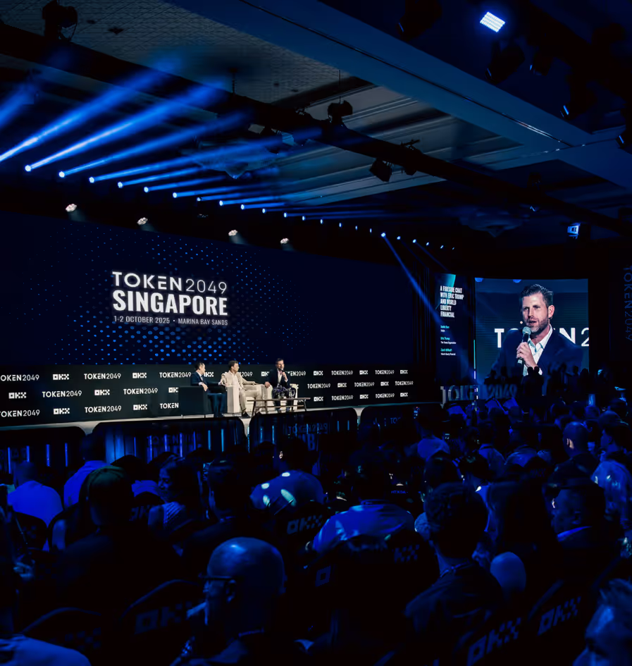 Previous TOKEN2049 conference, OKX main stage in 2025